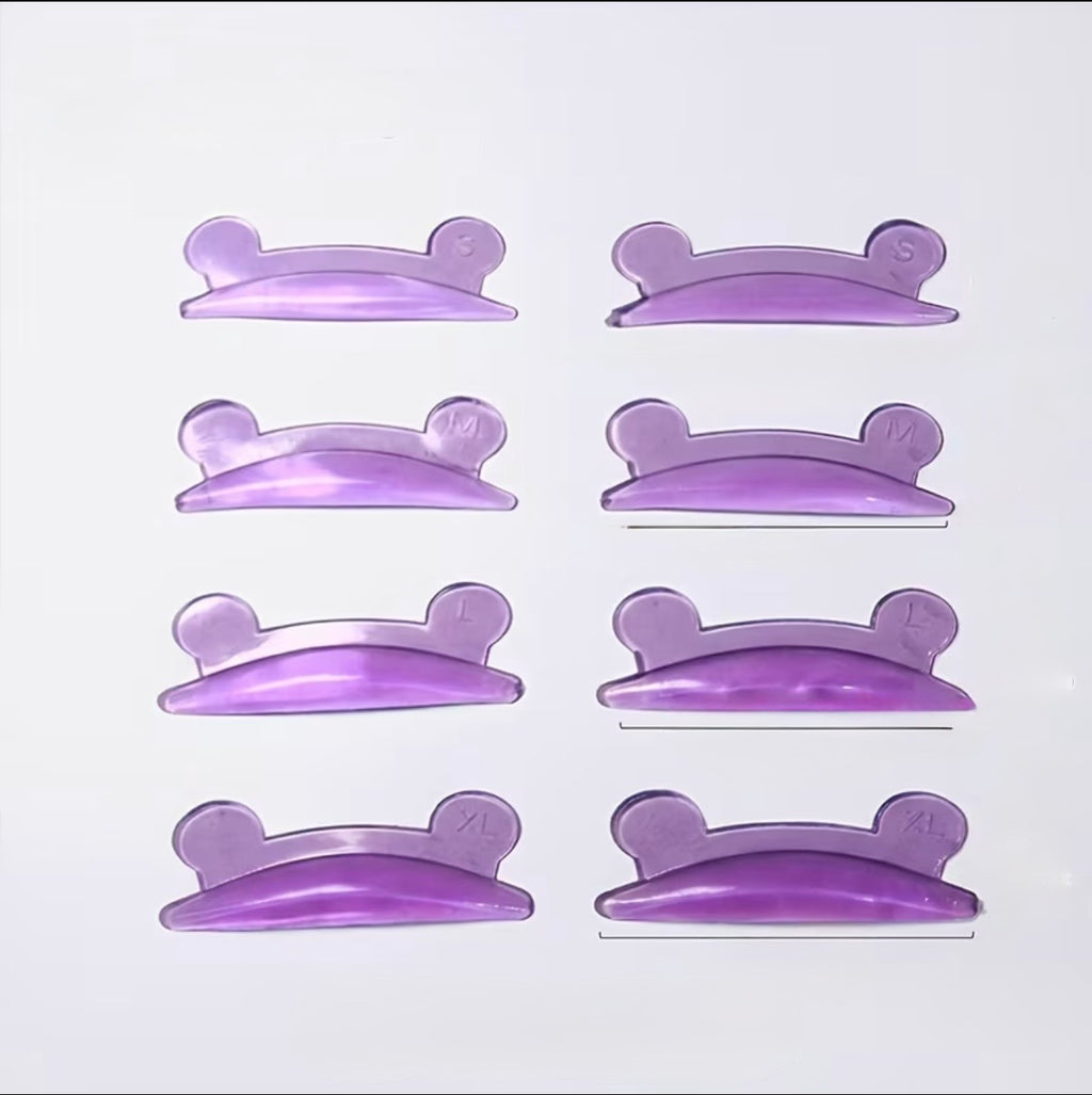 Moldes de osito para lifting de pestañas